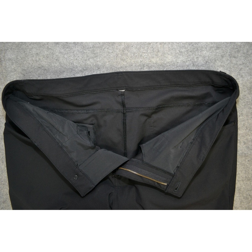 Lululemon Pants Mens 38x31 Black ABC Classic 5 Pocket Stretch Casual Golf Travel - Picture 11 of 16